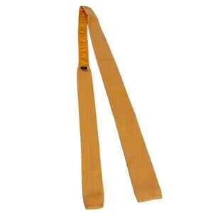 Harrison Blake Apparel Polyester Knit Slim Square Tip Yellow Tie